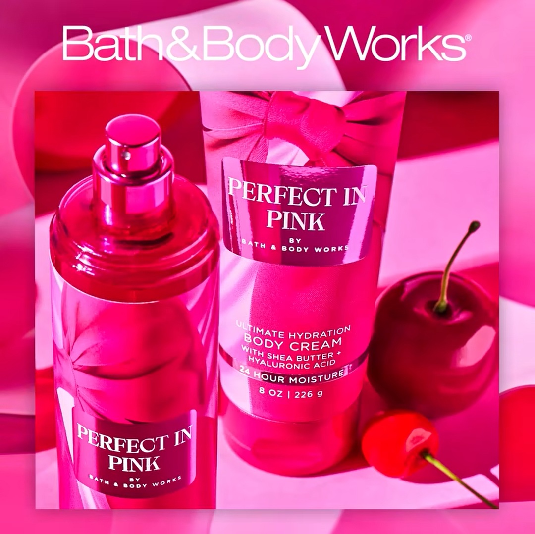 Bath and Body Works Perfect In Pink Body Cream